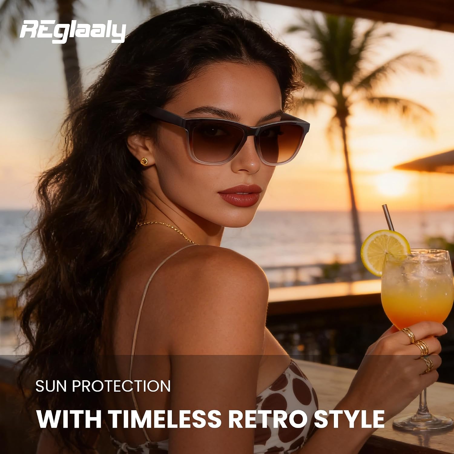 Polarized Sunglasses for Women Trendy Womens Sunglasses Classic Retro Designer Sun Glasses UV Protection Shades