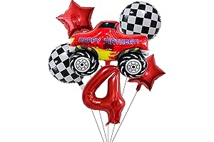 Monster Truck Party Balloons for an Unforgettable 4th Birthday Bash