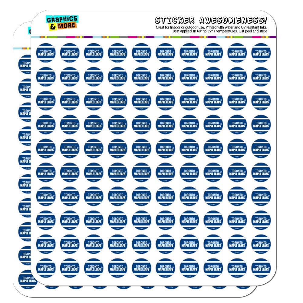 NHL Toronto Maple Leafs Logo Planner Calendar Scrapbooking Crafting Stickers