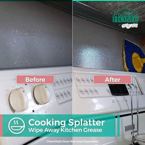 Miniatura 3 de CHOMP! Limpiador de pared pintado en aerosol Healthier Home 5 Minute CleanWalls 4 en 1, limpieza multiusos, techo y zócalo, removedor de suciedad,