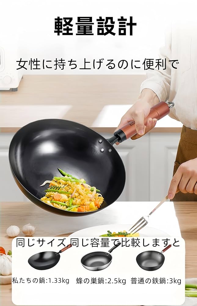 中華鍋深型(中) Amazon | フライパン 中華鍋 24-36cm 深型 +ステンレスガラス蓋