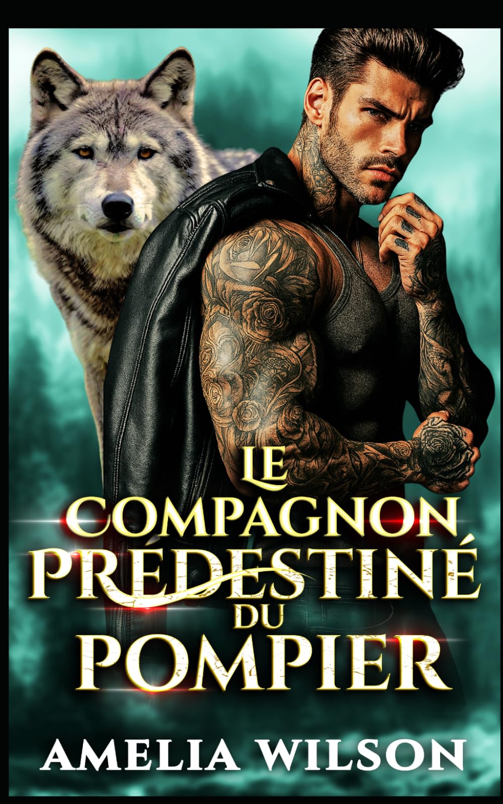Le Compagnon prédestiné du pompier: Une romance de métamorphe dragon maudit (Chroniques des Compagnons Prédestinés Urbains)