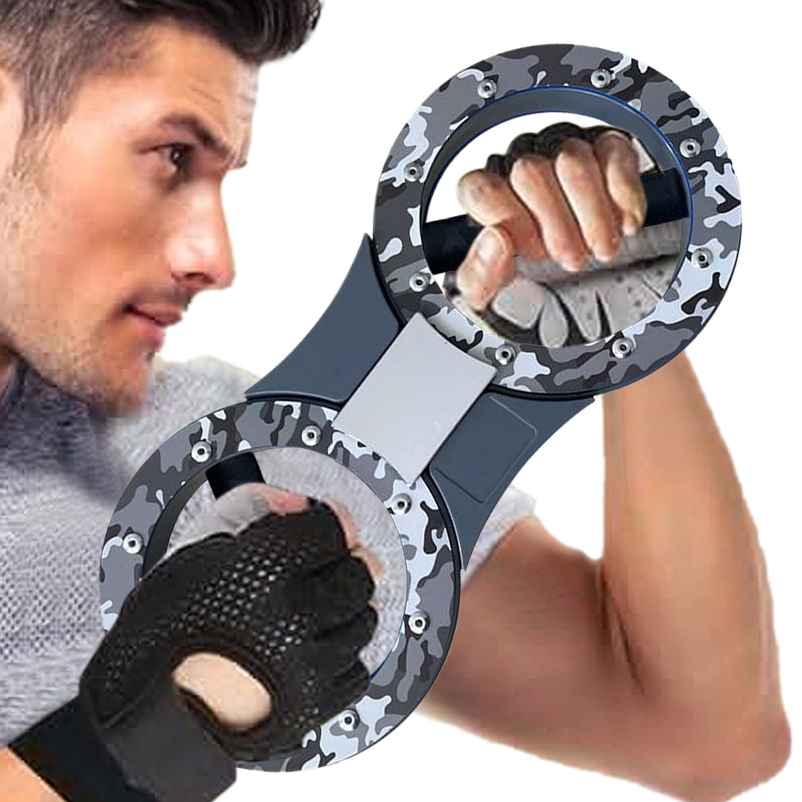 Appareil d'exercice d'avant-bras, appareil d'entraînement de force musculaire réglable, résistant, équipement de fitness robuste, accessoires de gym multifonctionnels pour entraînement d'exercice