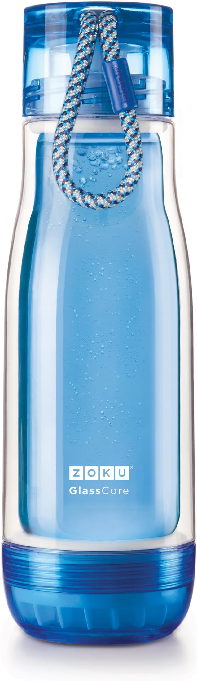 Zoku ZK128-GN Insulated Double-Walled With Suspended Glass Core Bottle