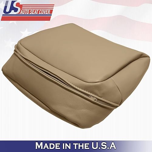 Miniatura 4 de U.S.AutoSeatCover 1999 para Ford F250 F350 F450 F550 Lariat - Funda de asiento de cuero para asiento trasero, color marrón