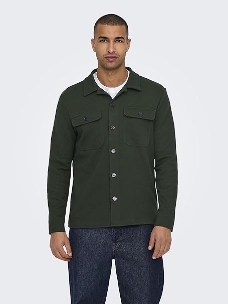 ONLY & SONS Heren Onsnewkodyl Overhemd Sweat Noos, zwart, M