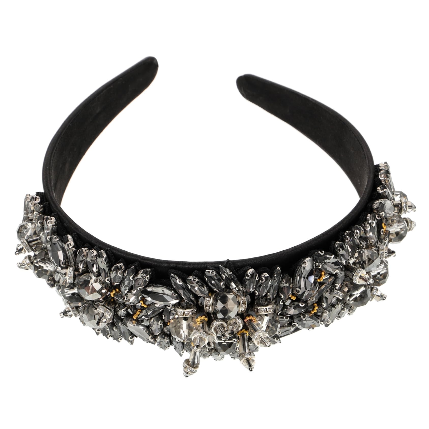 SOLUSTRE Stirnband Für Mädchen Im Barockstil Mit Diamantdeko Haarschmuck Aus Hochwertigem Material Flexibel Bruchfest Für Alltag Baden Und Partys