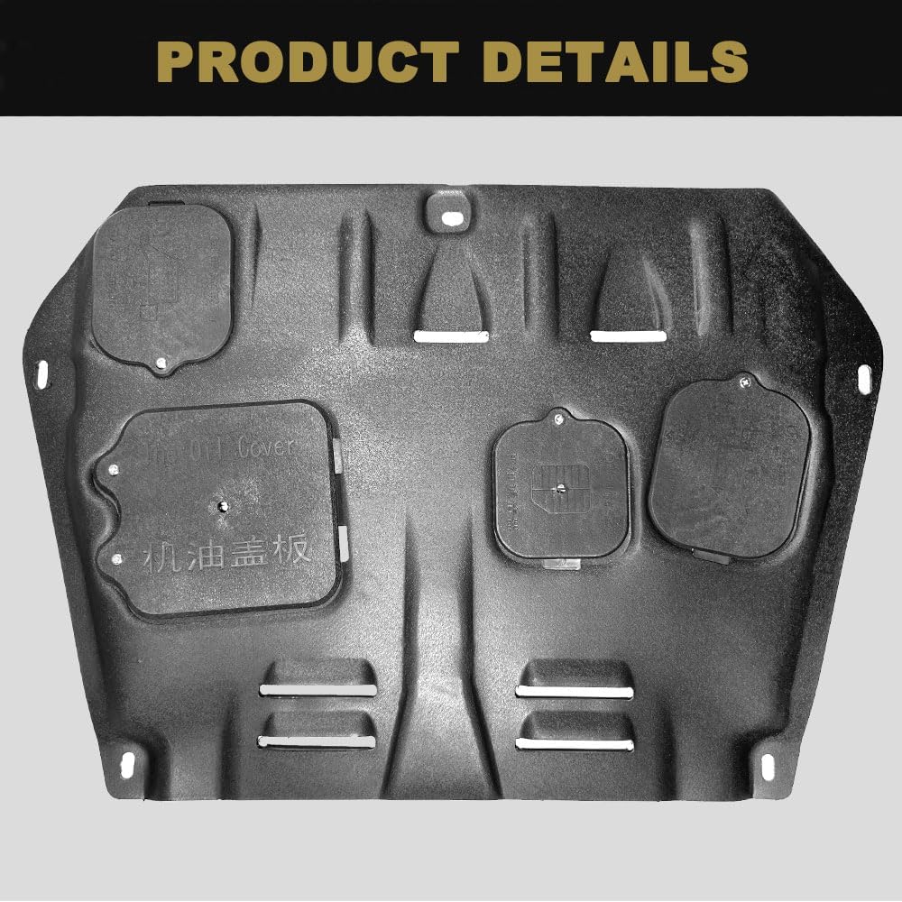 1PCS Front Engine Splash Shield Fit for Toyota Camry 2007-2011 Engine Splash Guard Suitable for Camry Thickening Front Engine Cover Mud Flaps
