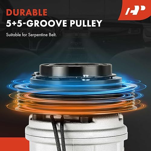 Miniatura 4 de A-Premium Compresor de aire acondicionado con embrague compatible con Volkswagen Jetta 2005-2014, Passat 2012-2014, Golf Beetle Cabrio R32 Rabbit y