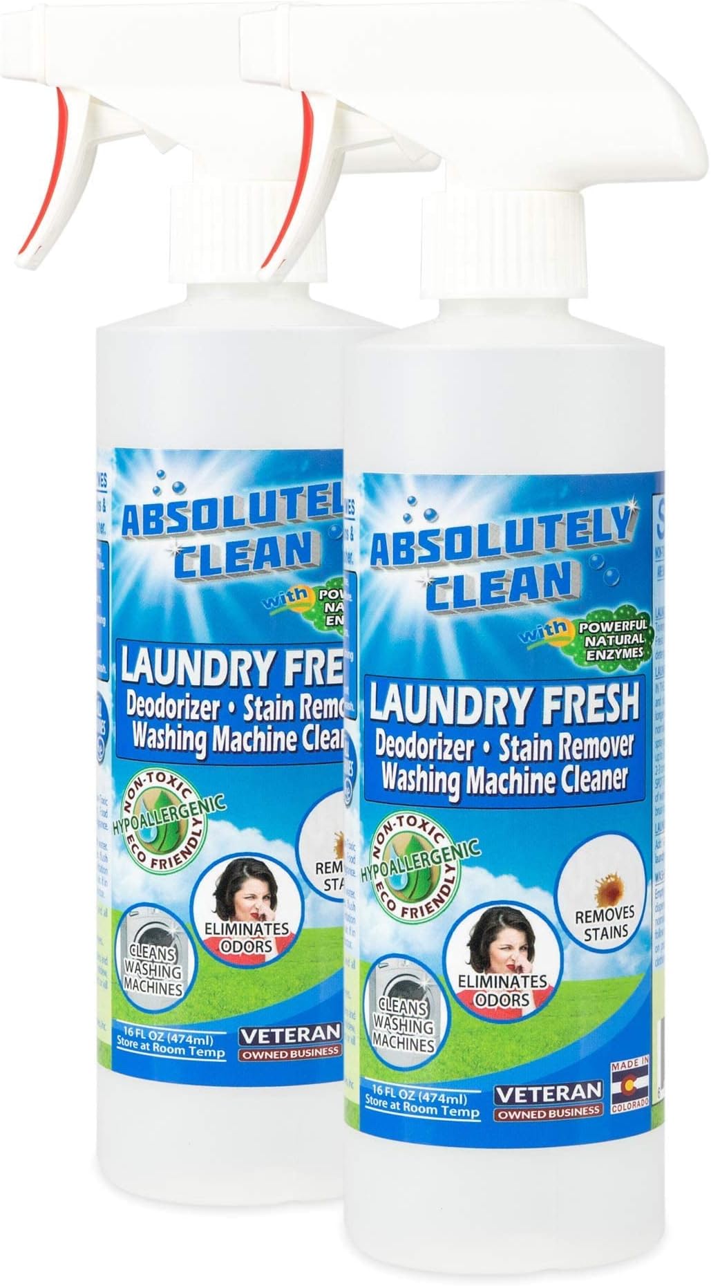 Amazing Laundry detergent liquid Stain and Odor Remover, Naturally Based Formula (USA Made)