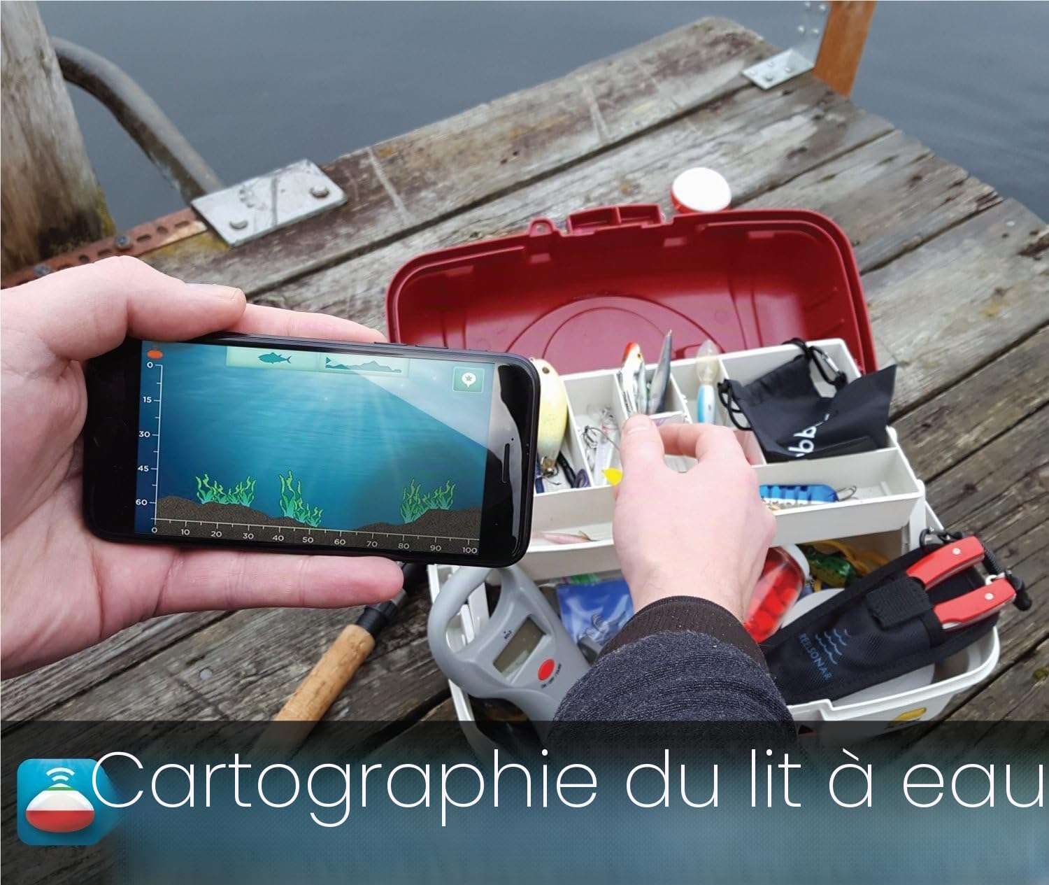iBobber - detécteur de poisson connecté / bluetooth qui s’attache a la ligne - pêche de la carpe et de nuit