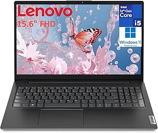 Lenovo Laptop Computer, 15.6" FHD, Intel 10-Core i5-1235U (Beat i7-1195G7), 24GB DDR4 RAM, 1TB PCIe SSD, WiFi, Type-C, HDMI, Black, Windows 11 Pro, Vent-Hear