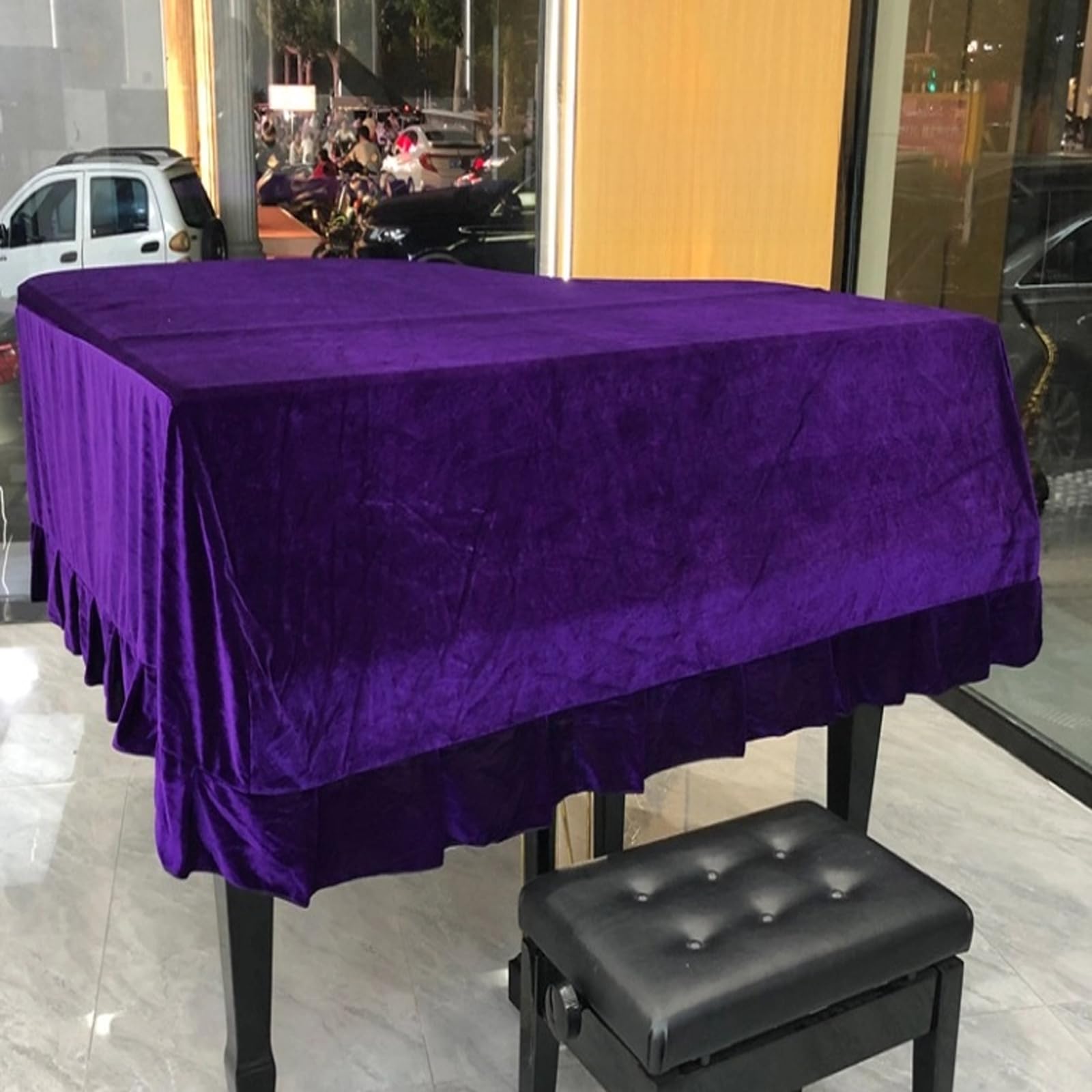 Copertura per pianoforte, impermeabile, antipolvere, per pianoforti a coda, resistente all'umidità e alla polvere, ideale per principianti pianisti e artisti