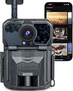 Premium Ranger Pro Gen 3.0 Cellular Trail Camera 2025 Model - On Demand Native 32MP Photo - 1440P Video with Built-in 4G SIM Card,100FT Detection Range, IP65 Waterproof, Build-in GPS Game Camera asin的图片