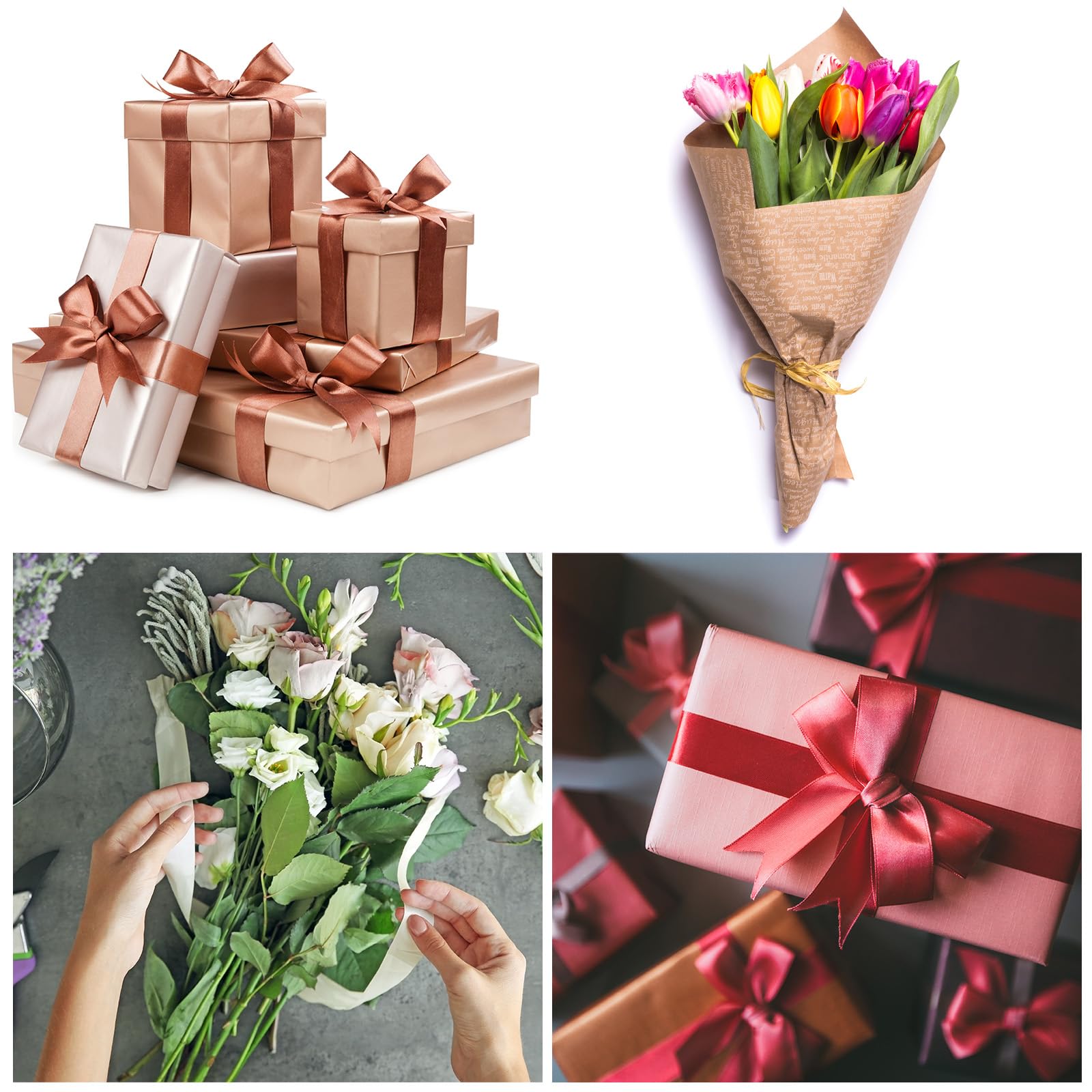 5 Yards Grosgrain Lint 6/10/15/20/25/40/50mm voor Gift Wrapping Haarstrikken DIY Bruiloft Kerst Decoratie