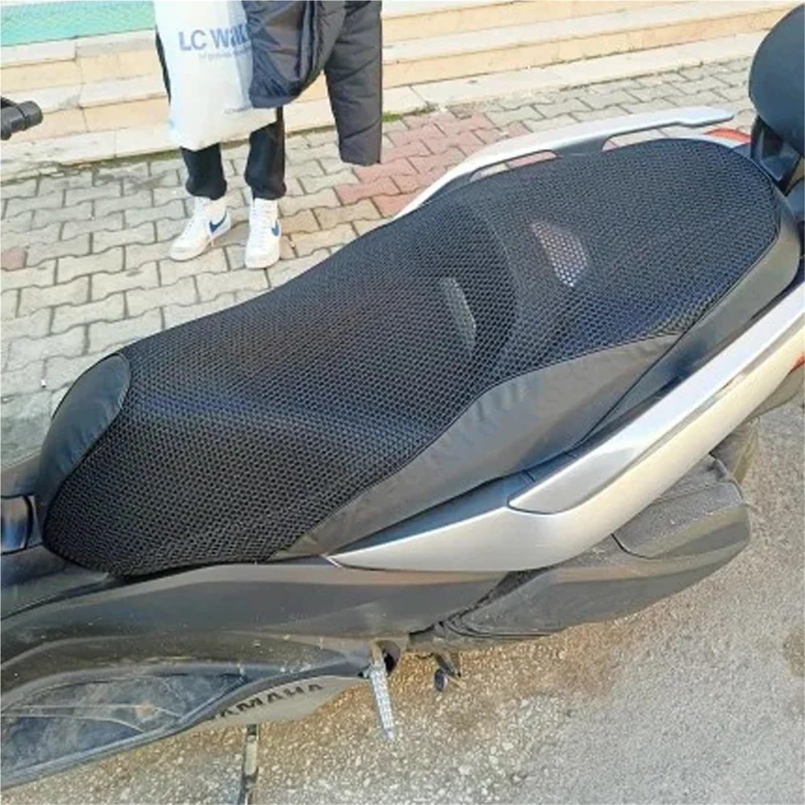 osłona termiczna Motocyklowa siatka przeciwsłoneczna oddychająca poduszka na siedzenie pokrowiec termiczny do YAMAHA XMAX 300 125 250 400