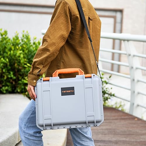 Miniatura 6 de YETEETH Mini 4 ProMnini 3Mini 3 Pro Dual Layer Impermeable Estuche de transporte duro para DJI Mini 4 ProMini 3Mini 3 Pro Fly More Combo Accesorios,