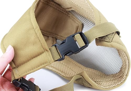 Miniatura 10 de Máscara táctica con protección de malla de acero, máscara de cara completa Airsoft Paintball para esgrima, cosplay, Halloween