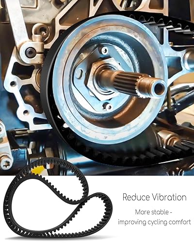 Miniatura 5 de Correa de transmisión trasera 133T de 1-1/2 pulgadas, repuesto 40015-90 1204-0050, compatible con Harley Davidson FXD FXDL FXDS FXDWG Dyna Super