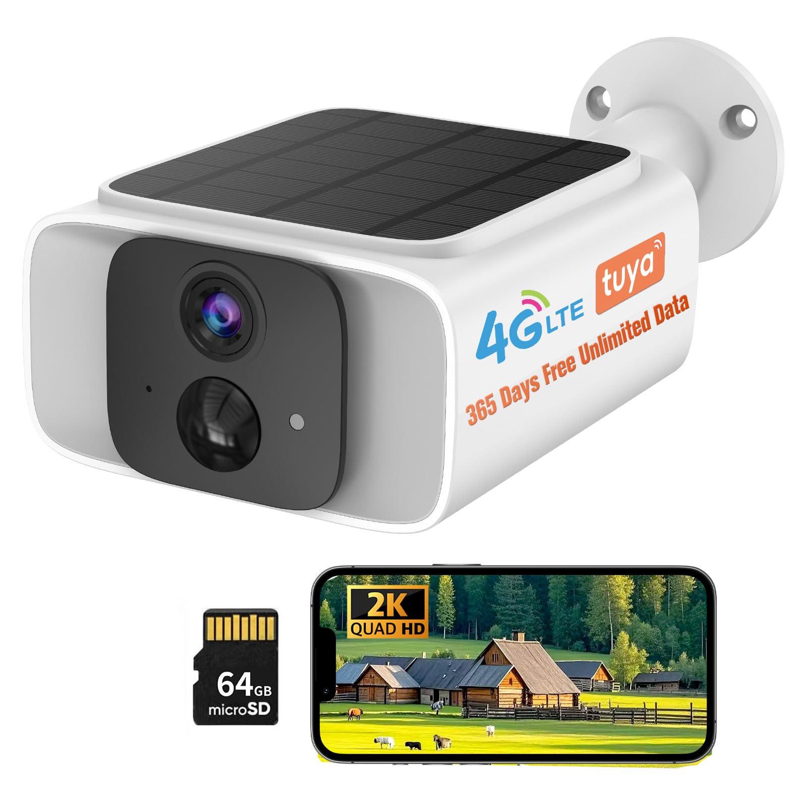 Photo 1 of 4G LTE Cellular Security Camera Outdoor Wireless, 365-Day Unlimited Data