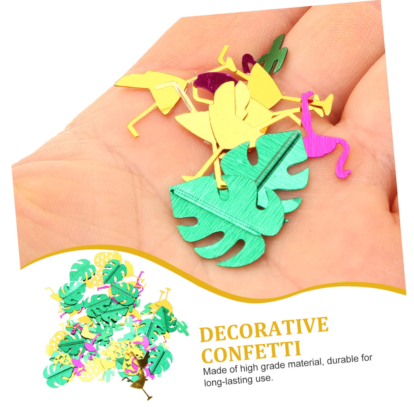 NUOBESTY 10paquetes Confetti De Playa Shower y Cumpleaños De Decoración Para Mesa Diseño De y Para Celebraciones De Verano