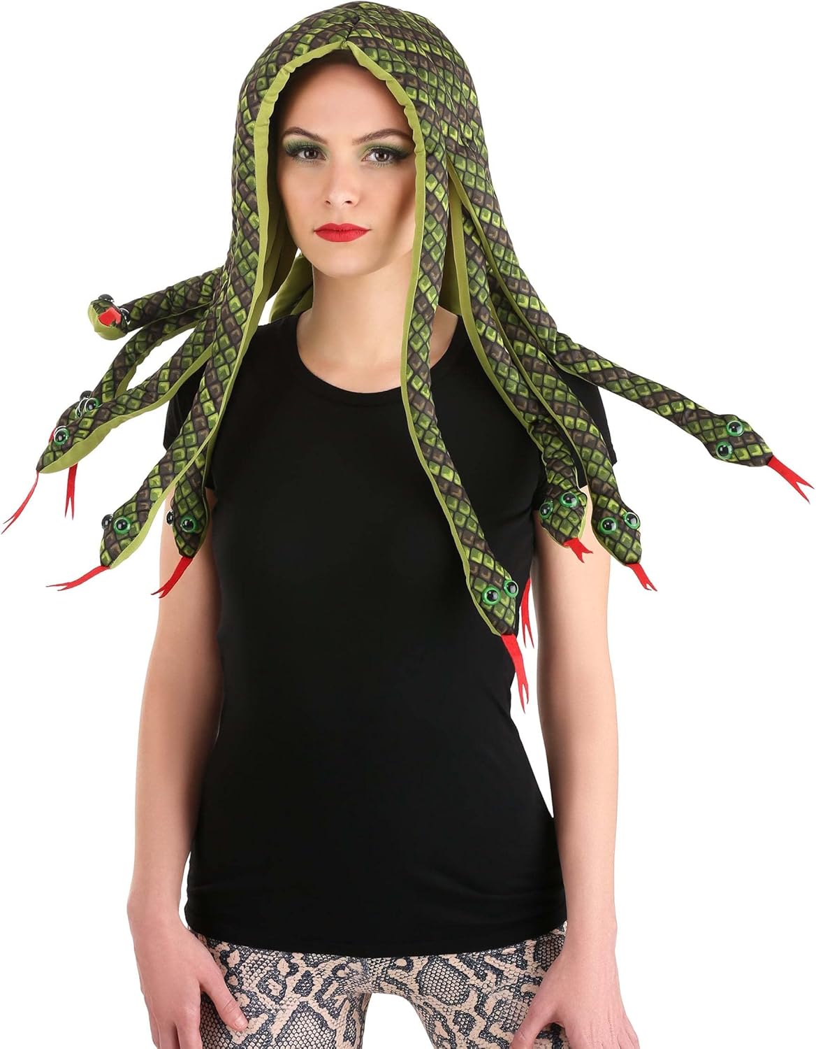 Adult's Medusa Snake Hair Wig for Women, Greek Mythology Serpent Queen