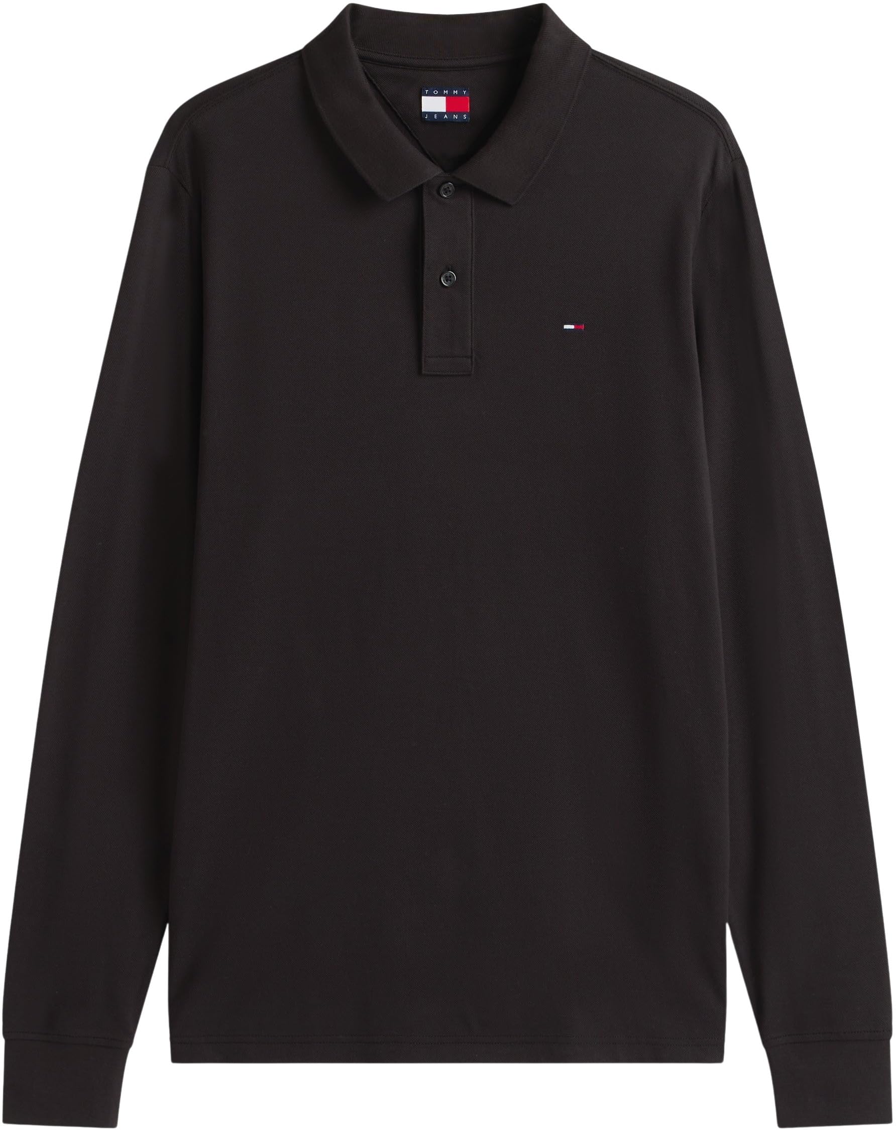 Tommy Jeans Herren TJM Slim Placket Polo Ls EXT Dm0dm20232 L/S Polo (1er Pack)