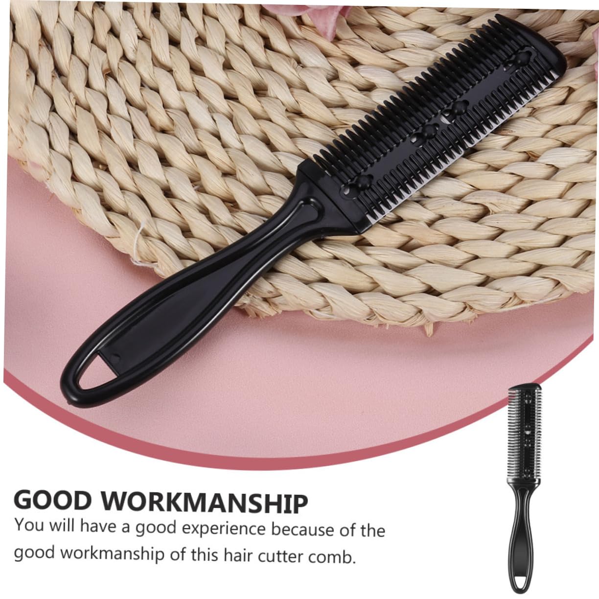 OUNONA 4Pcs Double Sided Hair Cutter Comb Professional Hair Trimmer Cutting Tools for Barbers Lightweight and Durable Haircut Comb for Easy Styling Fading