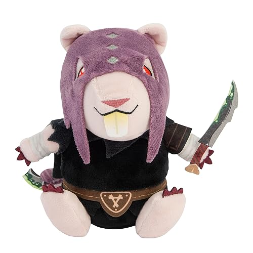 Warhammer Age of Sigmar Collectible Plushies - Skaven Deathmaster Plushie - Officially Licensed Small Stuffed Animals of Warhammer Miniatures - Game Room Decor - 6 Inch - Ages 12 Years and Up - Skaven Deathmaster