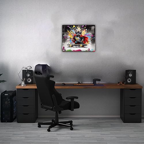 Miniatura 312 de ANRUOXI Graffiti - Lienzo decorativo para pared, diseño abstracto retro, pintura urbana moderna, póster de decoración de pared de zapatos para