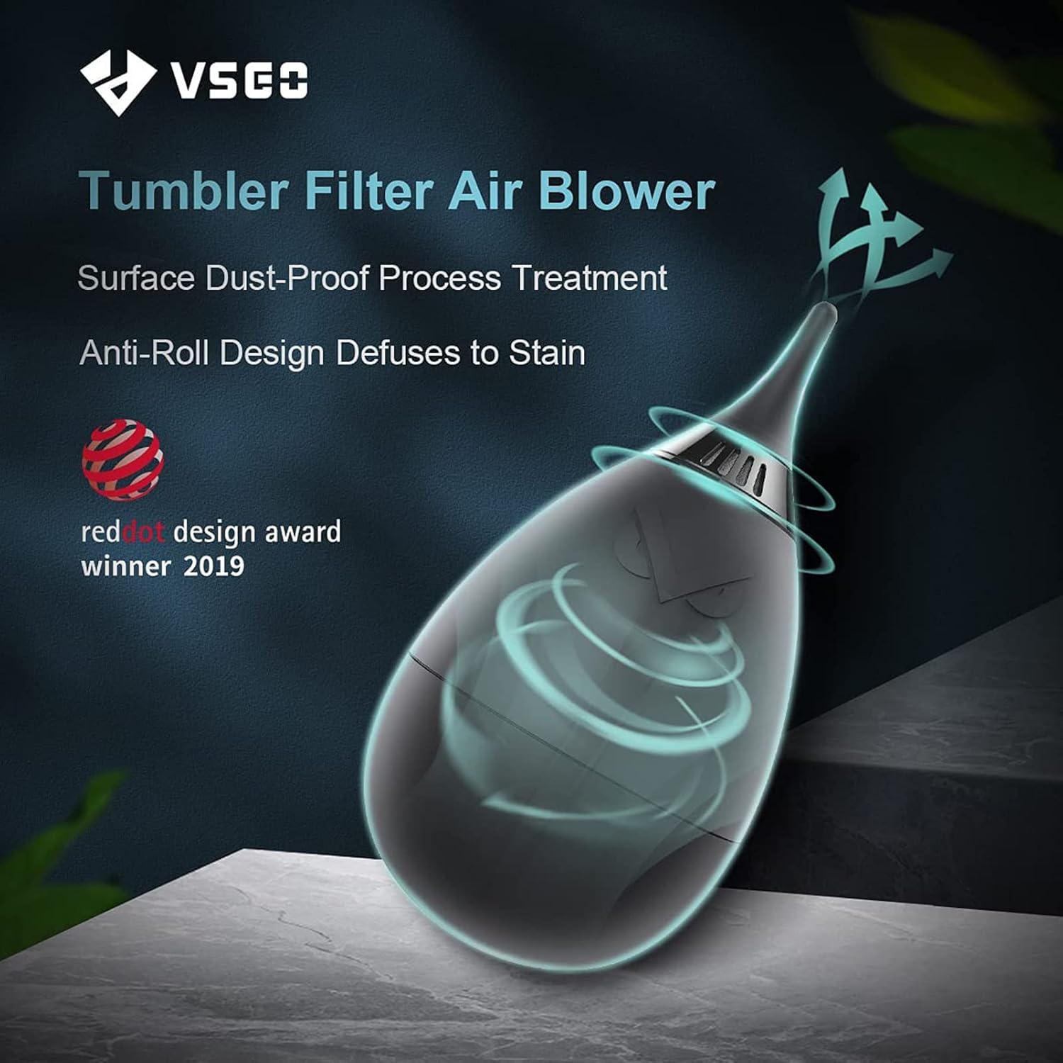 VSGO Tumbler Filter Air Blower for Camera & Laptop Cleaning