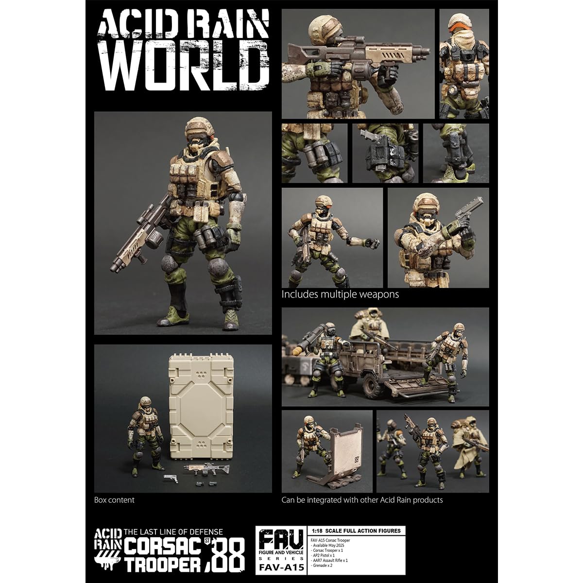 アシッドレイン ACIDRAIN AR020 アバドントルーパー +拡張パック ACID RAIN（アシッドレイン）」シリーズに新作続々！ますます深まる