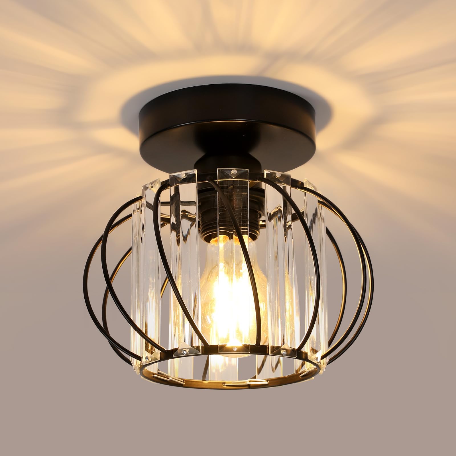 lampadario per camera da letto moderna