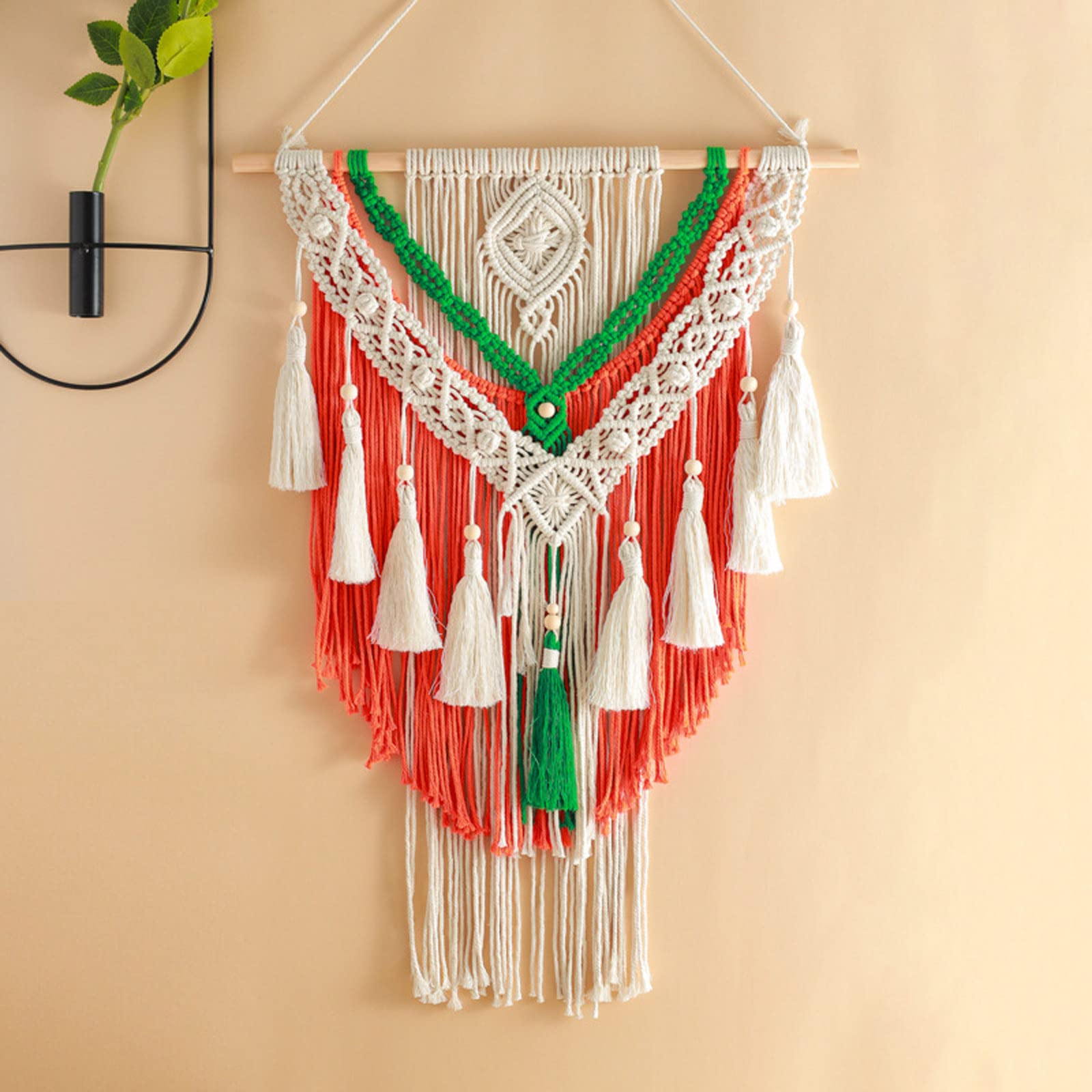 Acchiappasogni fatto a mano in cotone tessuto a rete decorazione da parete decorazioni per la casa ornamenti artistici artigianali