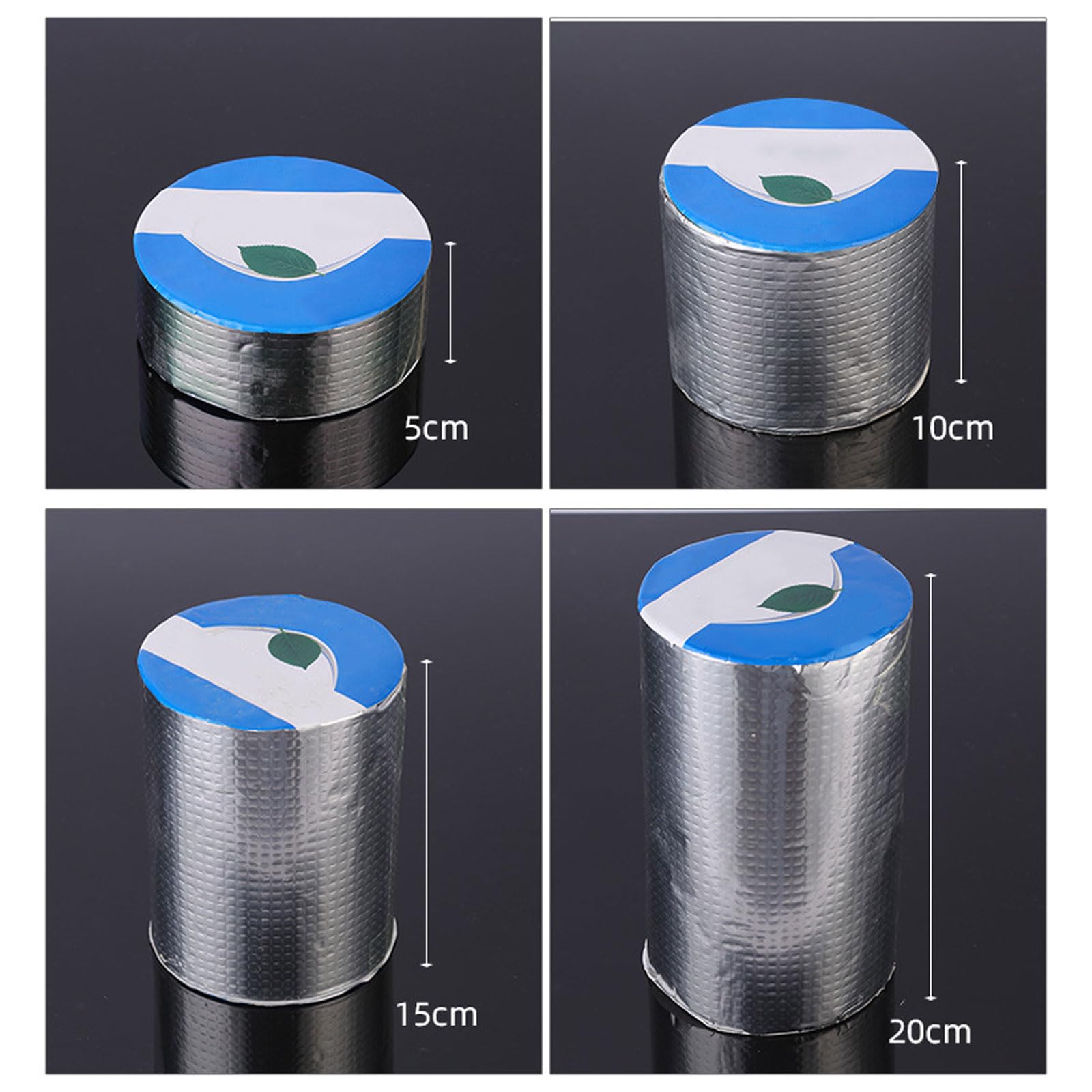 Cinta De Butilo para Sellar Techos,Sellador De Techo con Cinta De Butilo,Cinta Impermeable Cinta De Caucho ButíLico,Impermeable,Adecuado para ReparacióN De Techos Y Fugas,TuberíAs