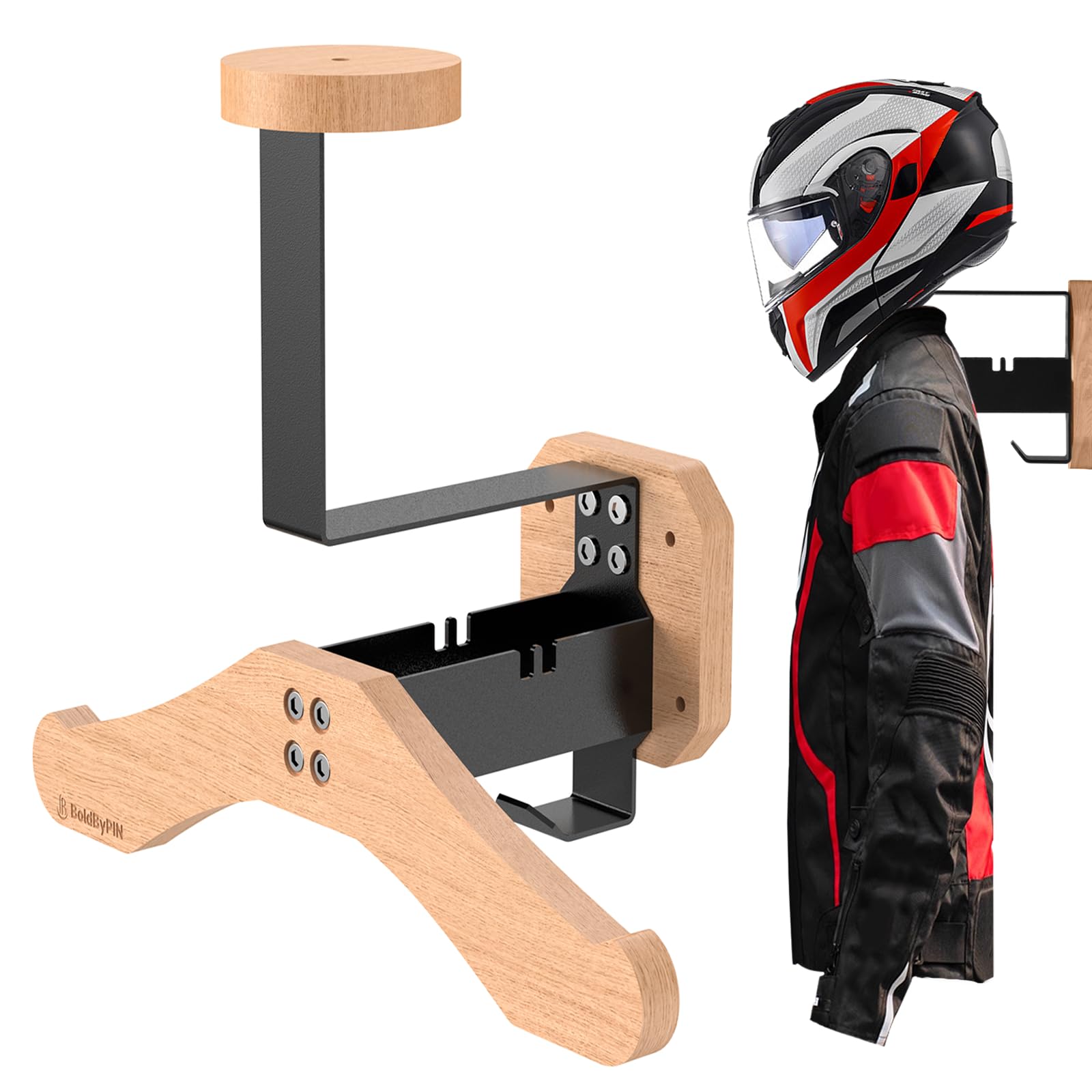 Support De Casque Moto Support Mural Pour Casque Moto - Porte