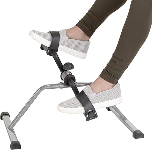 Miniatura 6 de Under Desk Exercise Bike Pedal Exerciser – Mini Stationary Cycle with Adjustable Resistance, Calorie Tracker & Foldable Design – Compact Pedal