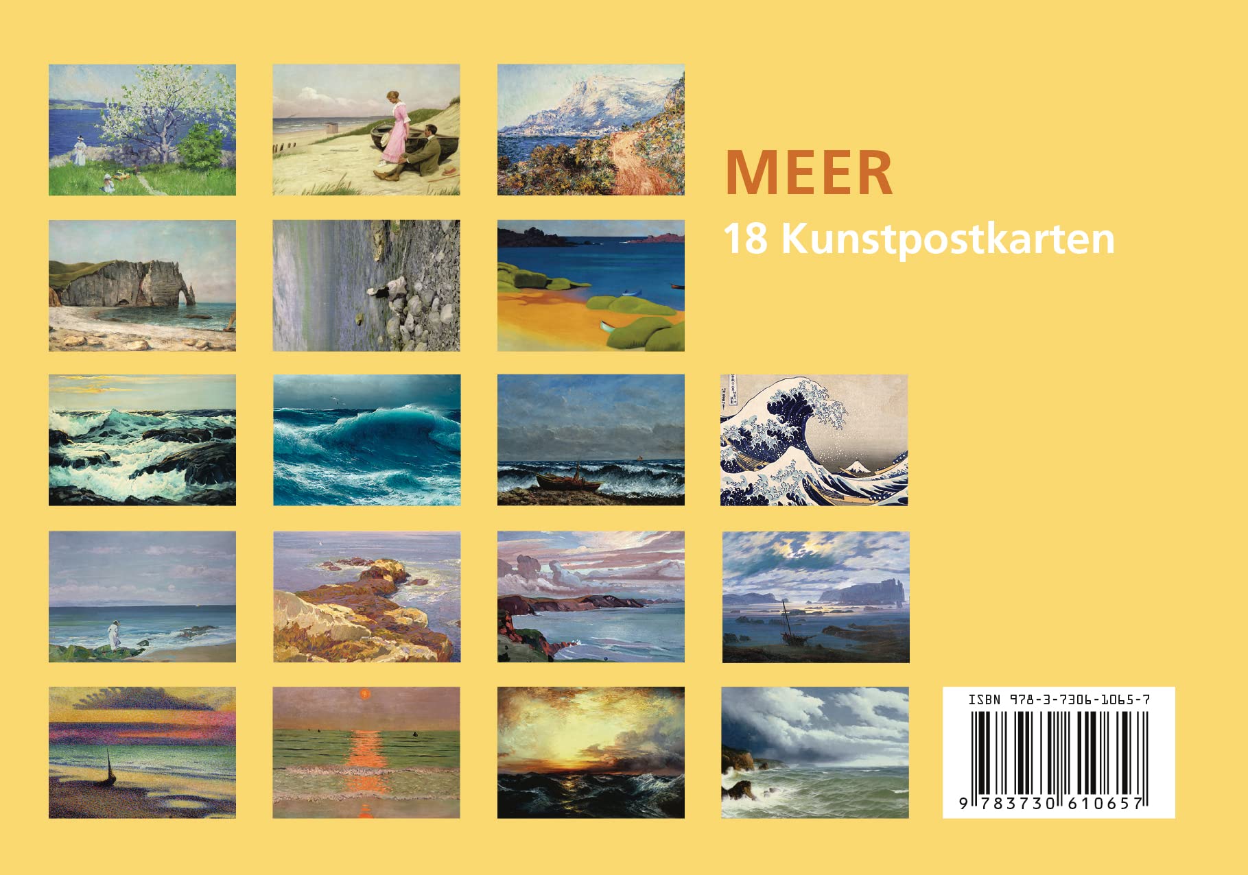Postkarten-Set Meer: 18 Kunstpostkarten aus hochwertigem Karton. ca. 0,28EUR pro Karte: 8