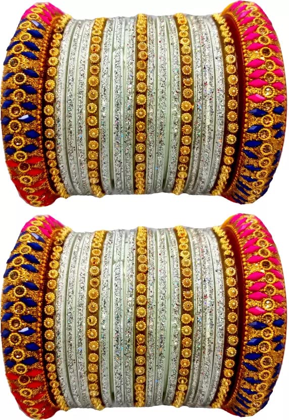 See full amazon price history chart for Glass Bangles Set Zari & Mota Kada Multi (Pack Of 38) (2.8, White) For Women Glass Bangles Set Zari & Mota Kada Multi (Pack Of 38) (2.8, White) For Women (B0BM4HGRMB) Amazon Price History, Amazon Price Tracker