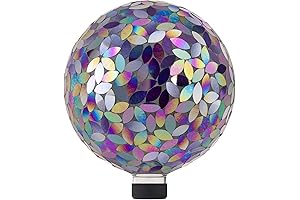 Alpine Corporation 10" Glass Garden Globe: A Symphony of Colors