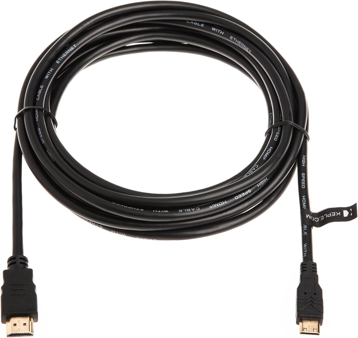 3m Mini HDMI to HDMI Lead Cord Video Cable Compatible with Cano n EOS, Powershot, Nikon Coolpix, D Series, Sony, Fujifilm, Nvidia Shield Tablet, Camera Camcorder - 4k 2.0 Hidh Speed Golden Plated (3m)