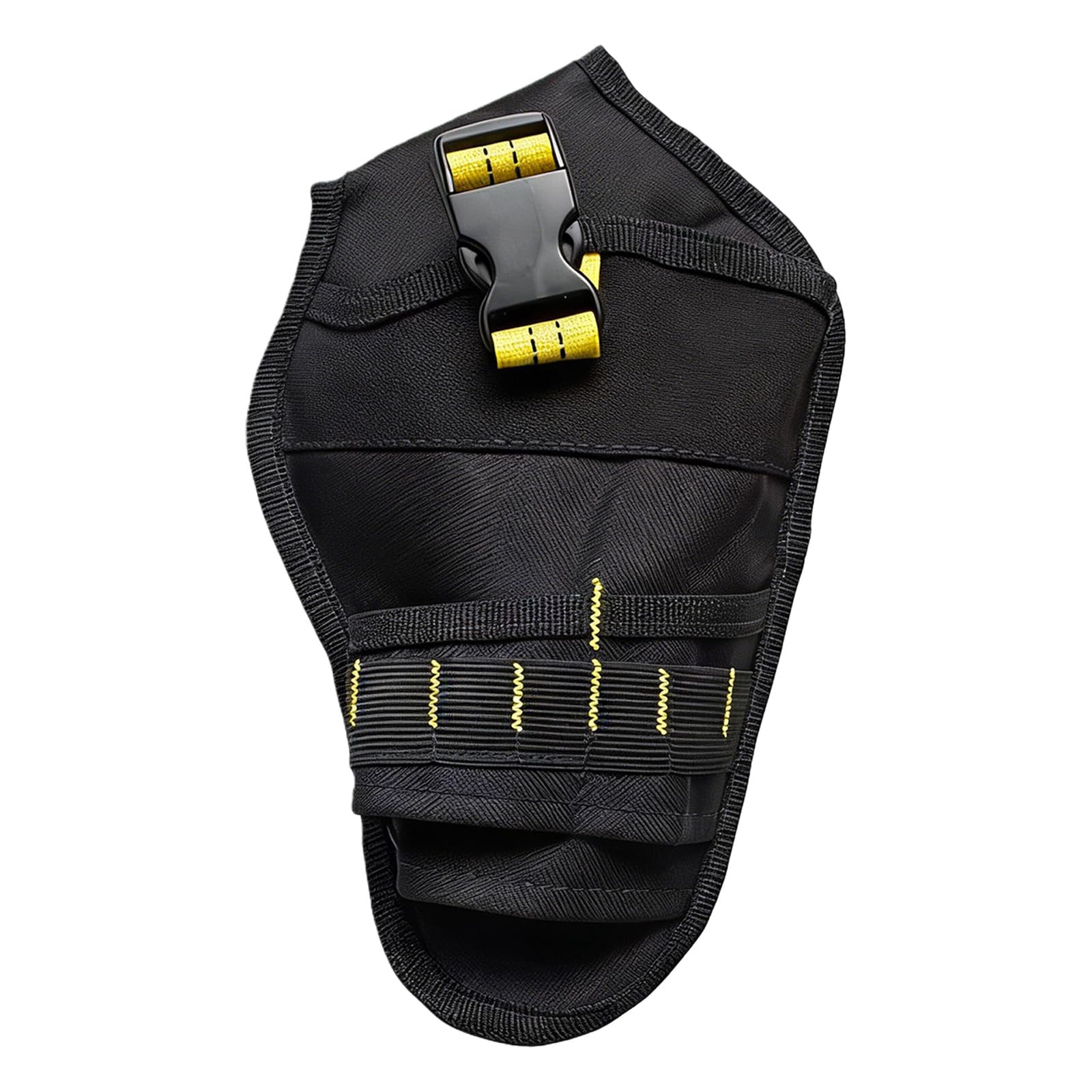 Hsioluted Yellow Multiple Compartment Tool Organizers Storage Bag For Drill Constructed From Oxford Cloth Featuring Padded Shoulder Strap Wear Resistant Case