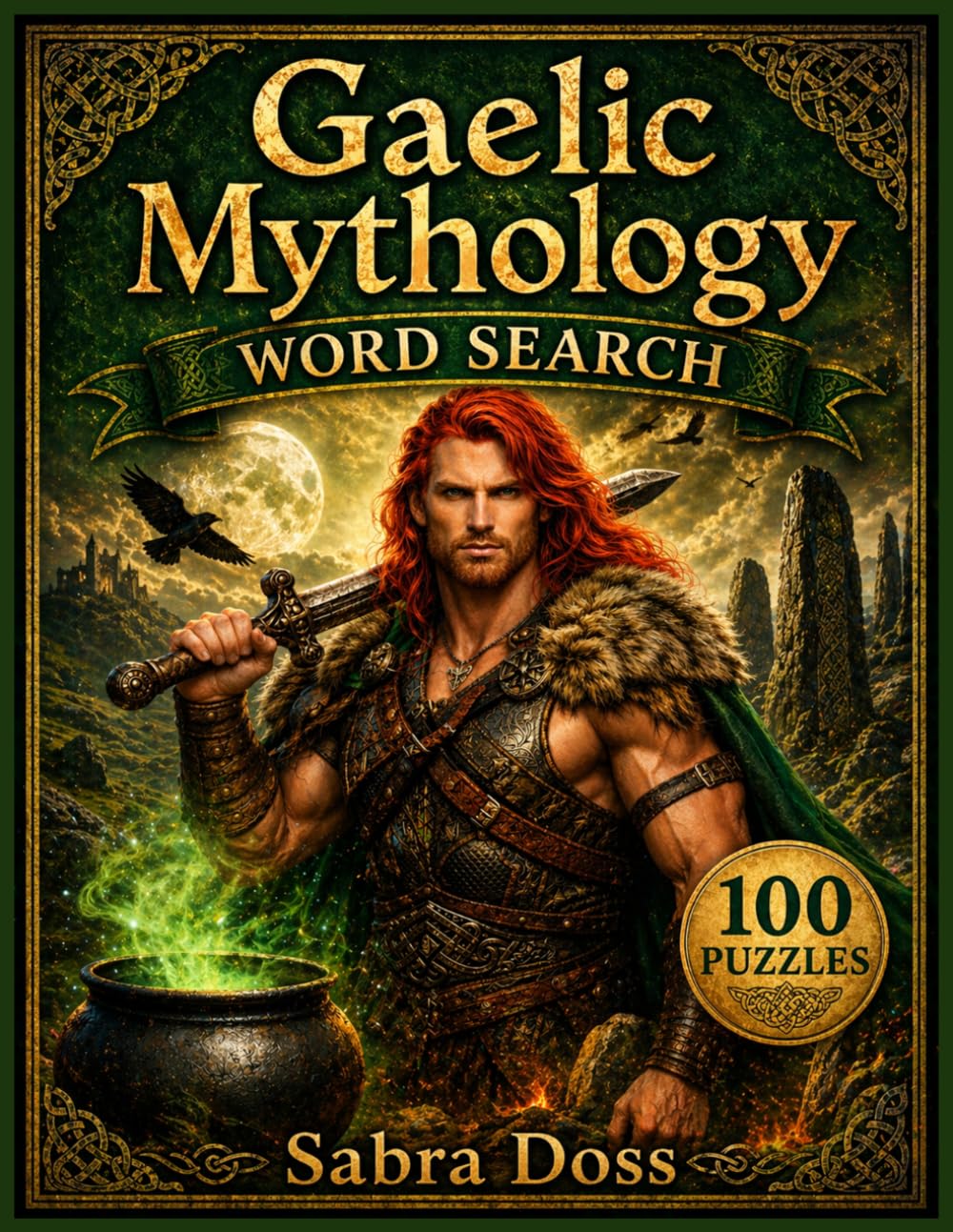 GAELIC MYTHOLOGY WORD SEARCH PUZZLE BOOK (Legends & Lore Word Search Series)