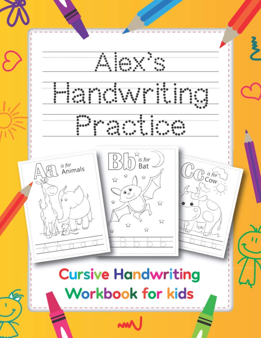 Alex Handwriting Practice Worksheets 4th Grade ELA: Handwriting