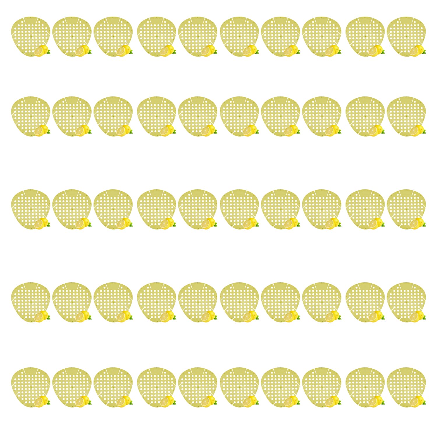 Zureni Urinal Screen Fresh Scented Anti-Splash Toilet Mat Bathroom Deodorizer Spatter with Air Freshener for Restroom (Ligth Yellow Lemon Fragrance, 50 pcs) (B0BVBGK744) Amazon Price History, Amazon Price Tracker