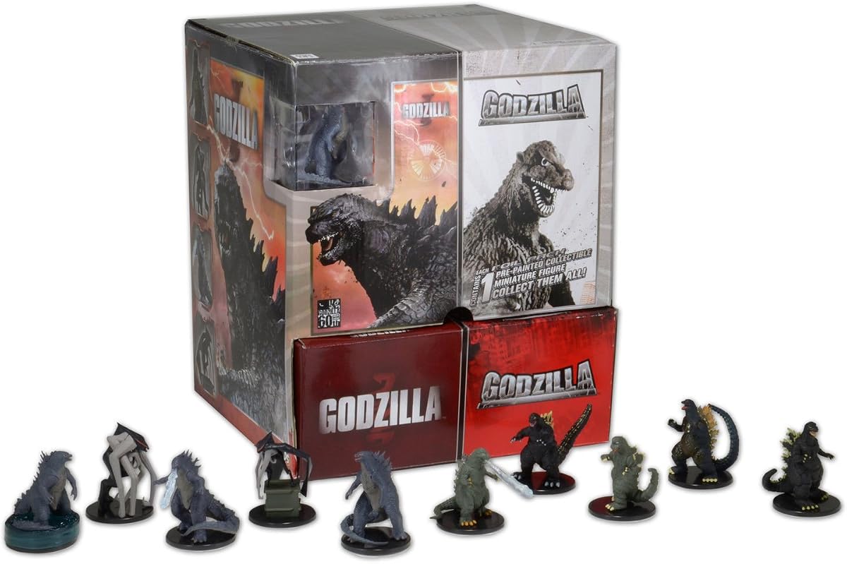 WizKids Godzilla Pre-Painted Collectible Miniature Figure Foil Pack (One Random Figure)