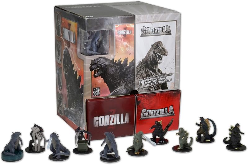 WizKids Godzilla Pre-Painted Collectible Miniature Figure Foil Pack (One Random Figure)