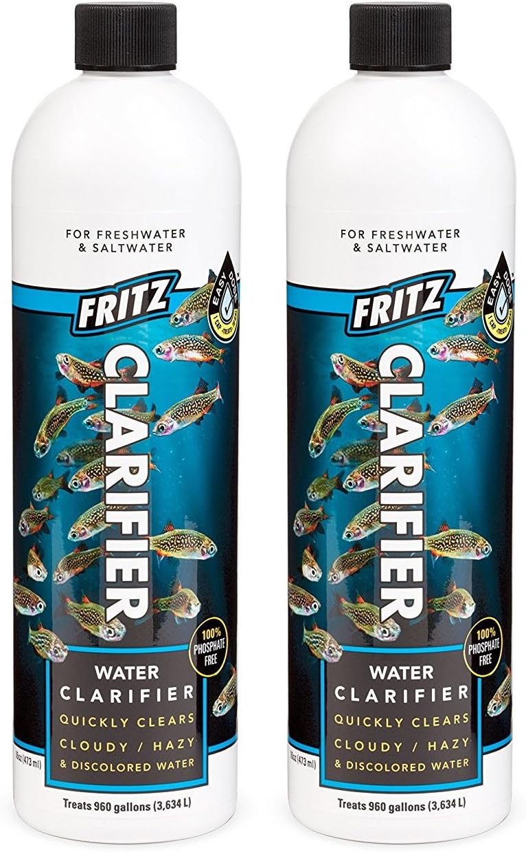 Fritz Aquatics Water Clarifier for Aquarium (2 Pack / 16-Ounce)