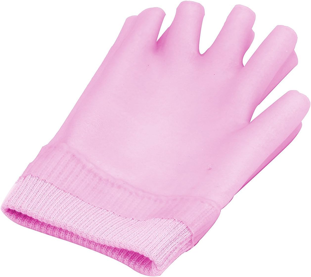 AnHua® Gel Cotton Moisturizing Gloves, Half Finger Touch Screen Gloves, Moisturizing Vitamin and Oil Infused, Against Dry Hard Cracked and Rough Hands Fingers, Color Pink : Beauty & Personal Care