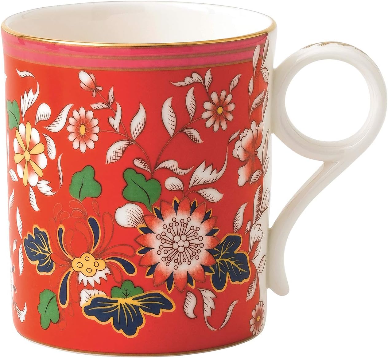 Wedgwood Wonderlust Crimson Jewel 40023850 Small Mug 266ml, Fine Bone China, Red